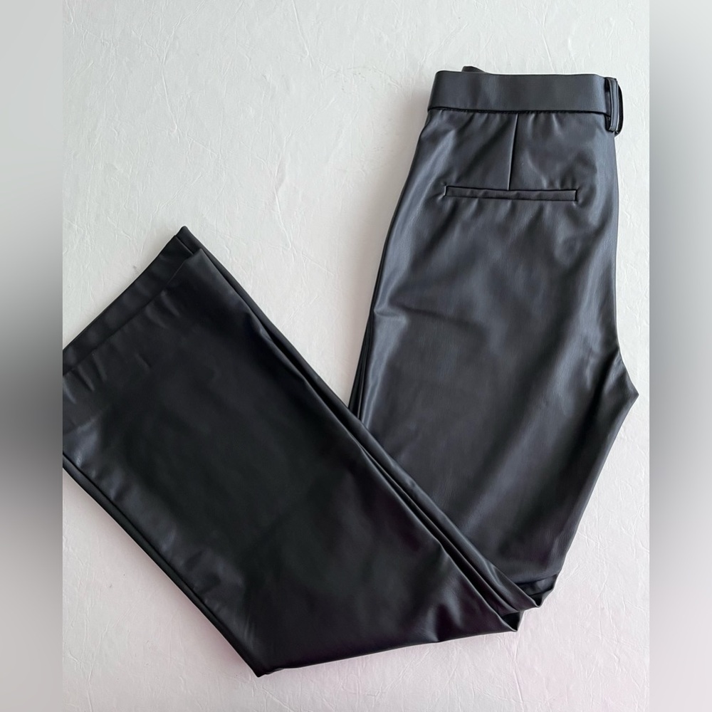 Zara faux leather pants